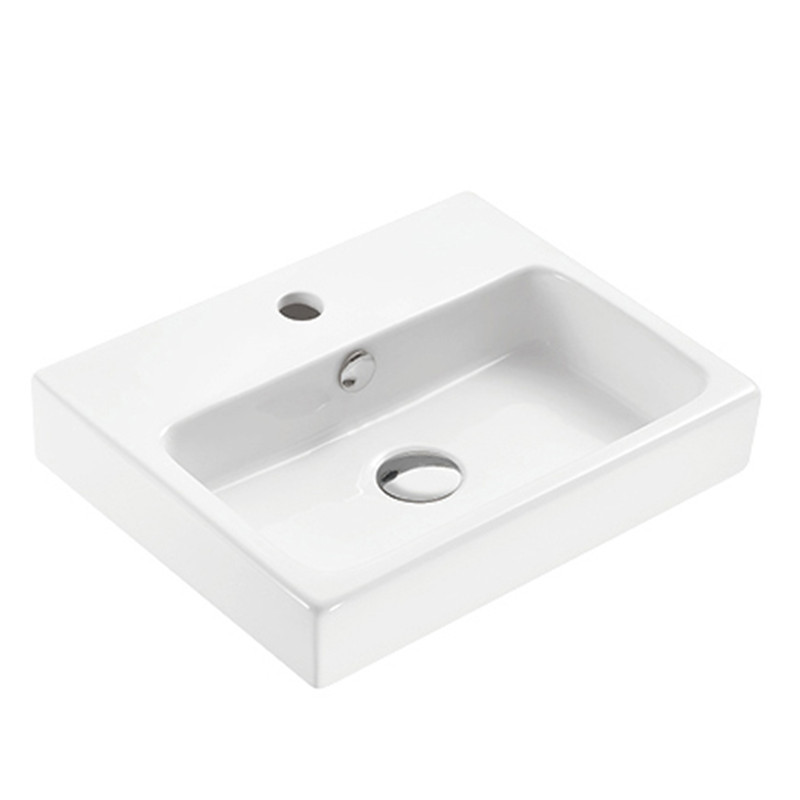 Sanitary Ware Bathroom wash basin white hand sinks ceramic countertop bathroom basin for wholesaler