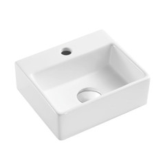 Factory white above mounted bathroom basin ceramics wash hand basin