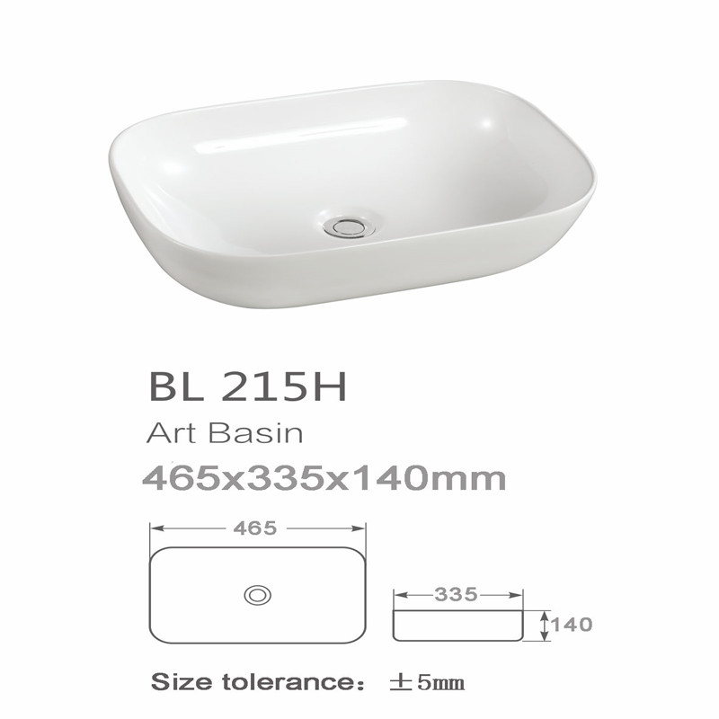 High quality white Marble basin American Standard Countertop Sinks