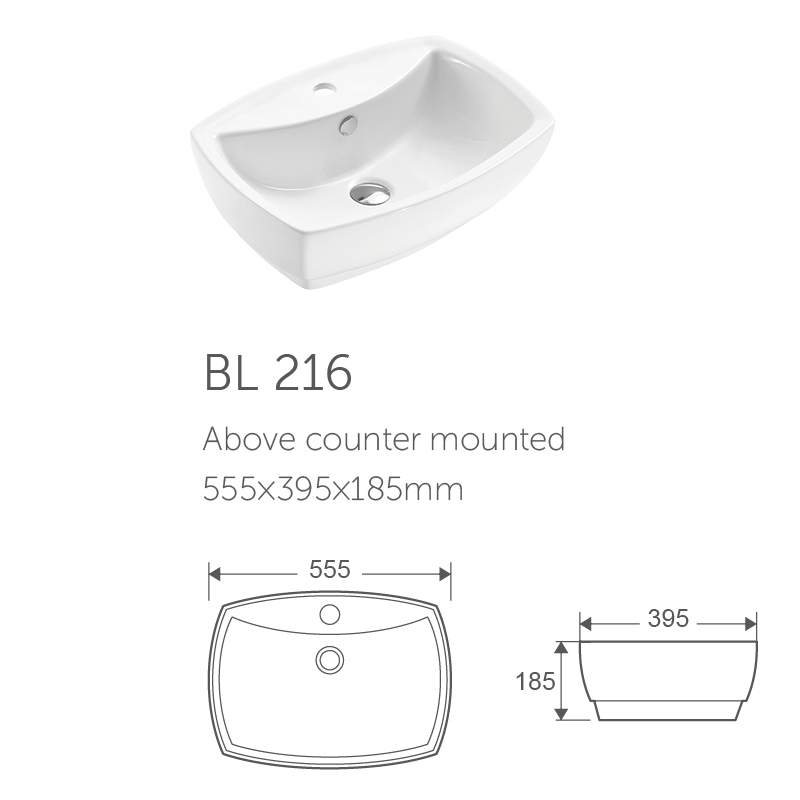 European Modern Bathroom Sinks Ceramic Basin Bathroom Wash Basin