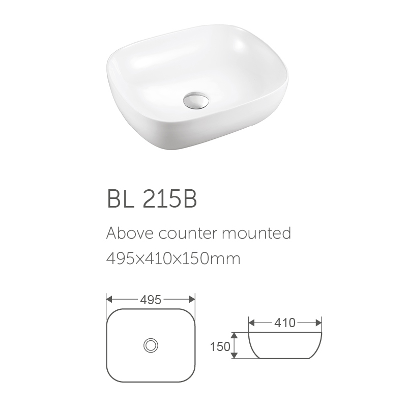 Popular Design China Factory Vessel Bowl Bathroom Sink