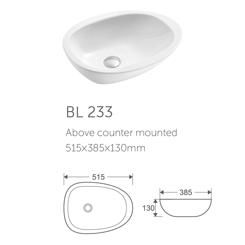 Factory white hotel home bathroom hand wash art sink basin with ceramic countertop
