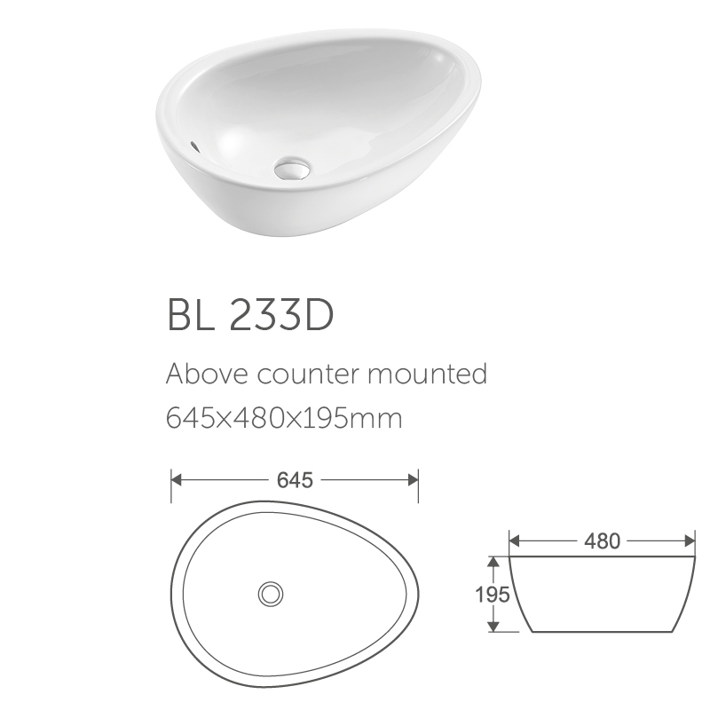 Factory washboard basin single ceramic engineered wash basin art sink basin with ceramic countertop