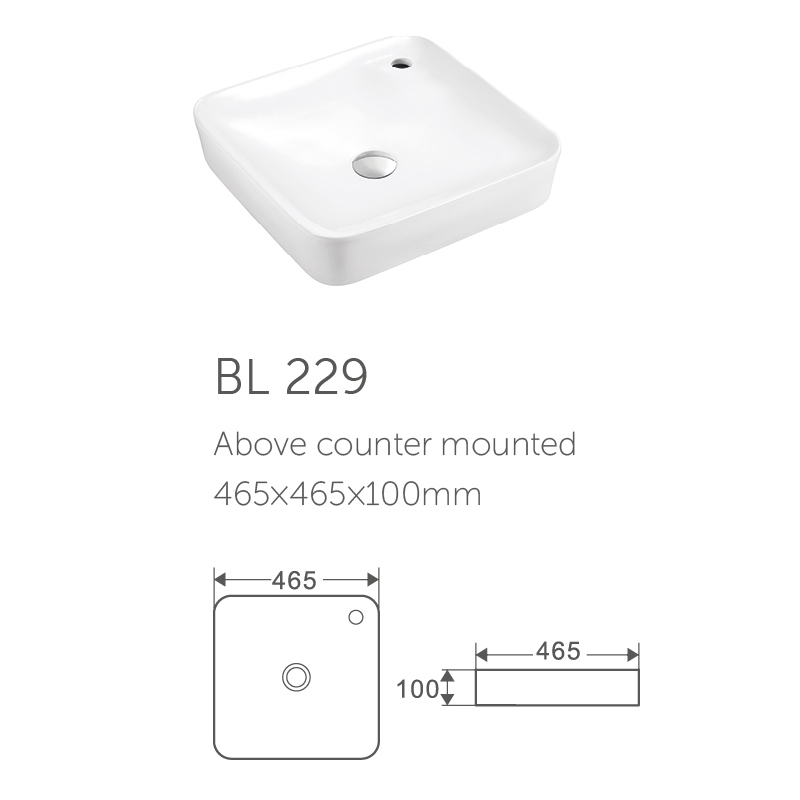 Factory white hotel home bathroom hand wash art sink basin with ceramic countertop