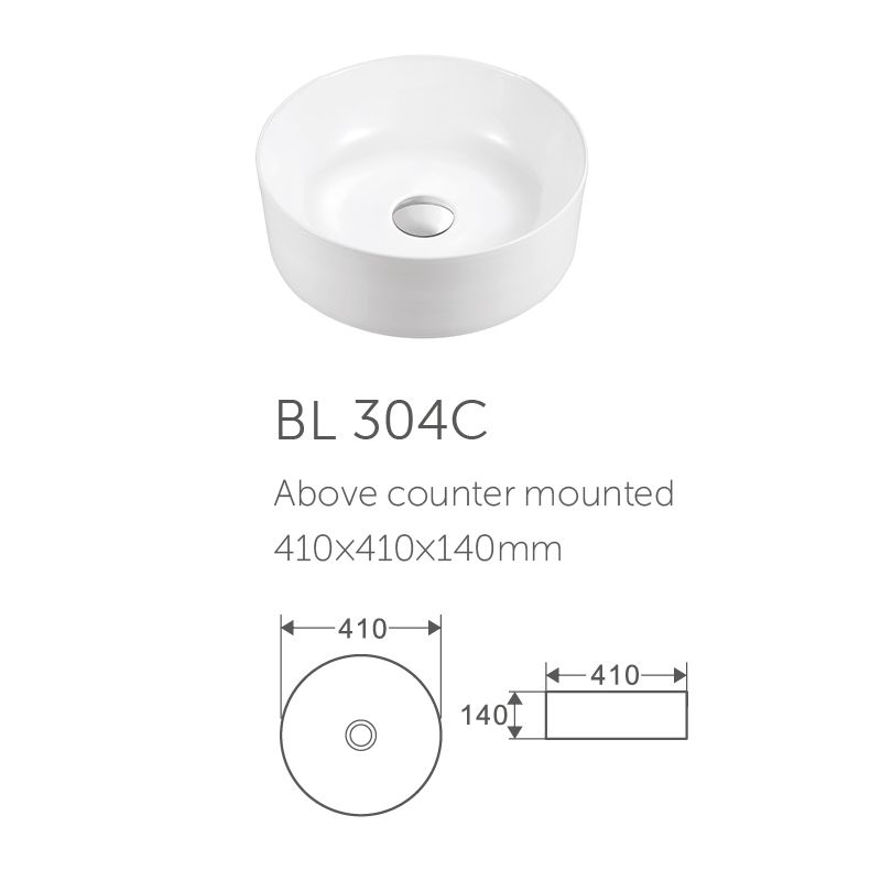 Hot sale ceramic round lavabo art luxury bathroom sinks wash basin baskom portable basin