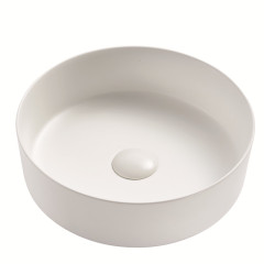 Color matt round shape ceramic bathroom sink hotel wash sink basin bassin