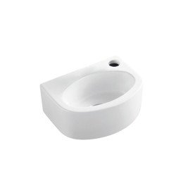 Fashion white cheap ceramic porcelain under counter basin and above counter basin
