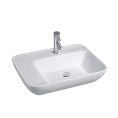 Marble counter top sink With Faucet Hole European Standard Style Ceramic Wash Basin Single Stone Engineered Wash Basin