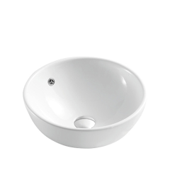 Factory price white countertop hand wash basin sanitary ware bathroom basin sink