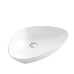 Luxury special shape white ceramic art basin bathroom sink