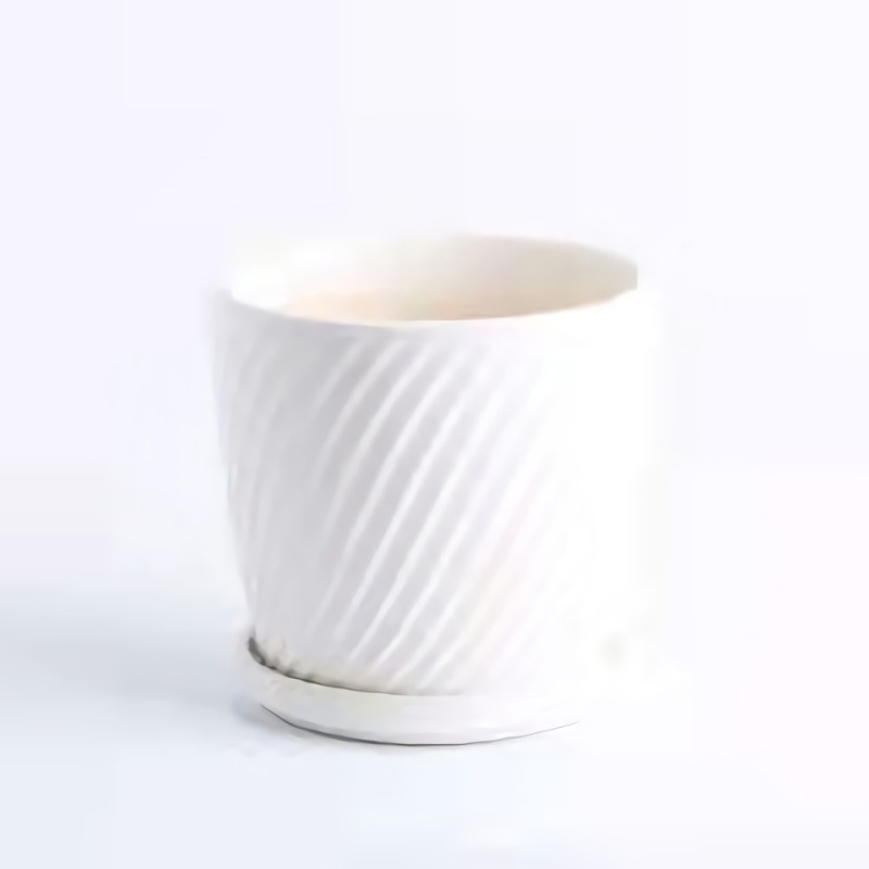 Nordic minimalist flower pot container living room decoration orchid flower pot ceramic