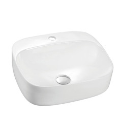 Aquacubic above counter High Standard Ceramic Bathroom Single Engineered Sink Wash Hand Basin