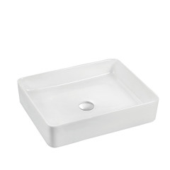 China Hight Quality White Ceramic Kitchen Bathroom Basin Ceramic Single Sink Lavatory