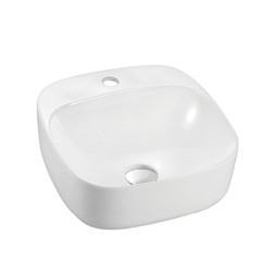 Hot sales China manufacturer high quality bathroom ceramics art sink basin wtih the tap hole