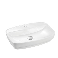 High Quality White Ceramic Kitchen Bathroom Basin Ceramic Single Kitchen Sink Lavatory