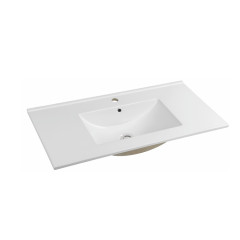 New design ceramic bathroom rectangular feather edge wash basin with cheap price
