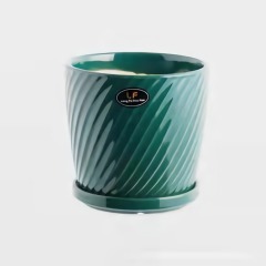 Ceramic vase modern minimalist succulent flower pot flower arrangement green plant flower pot