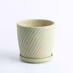 Nordic ceramic flowerpot frosted fashion art indoor simple plant flowerpot Ceramic &amp; Porcelain Vases ceramic pots for plants