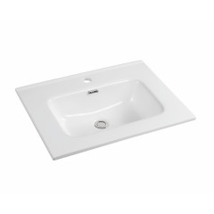 Bathroom ceramic cabinet art basin with the tap hole