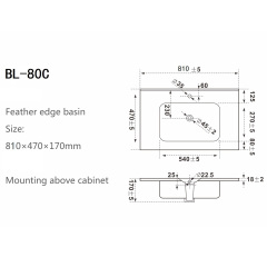 Bathroom building ceramic wash face and hand wash basin