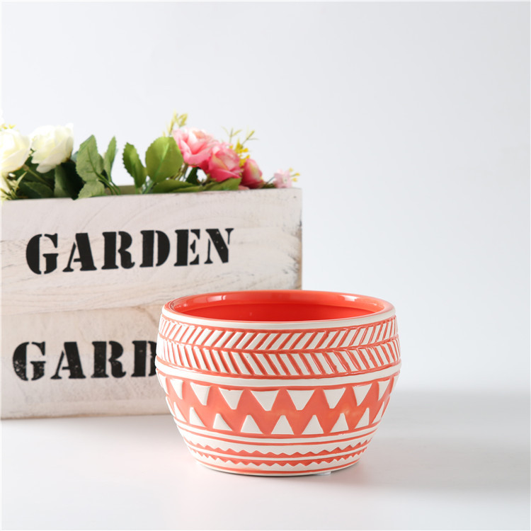Hand Painted Flowerpot Flower Plant Pot Office Bedroom Livingroom Inside Outside