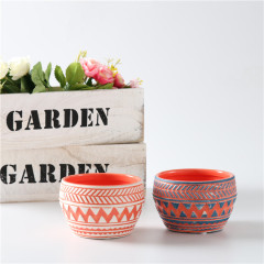 Hand Painted Flowerpot Flower Plant Pot Office Bedroom Livingroom Inside Outside