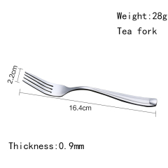 Modern Style Home Use Stainless Steel Cutlery Set Dinner Tea Small Forks