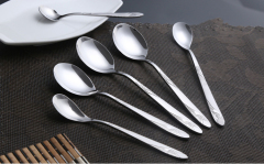China new design stainless steel dinnerware flatware tableware small ice spoons set