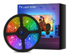 Popular 2M 5050 DC 5V IP65 Outdoor Indoor Decor Flexible RGB TV Backlight USB Led Strip Light with 24 Key IR Remote Controller