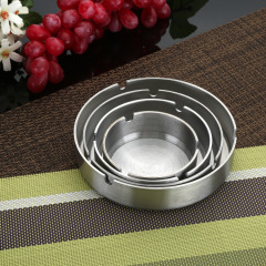 Logo printing ashtray Hotel Internet cafe car round ashtray stainless steel ashtray