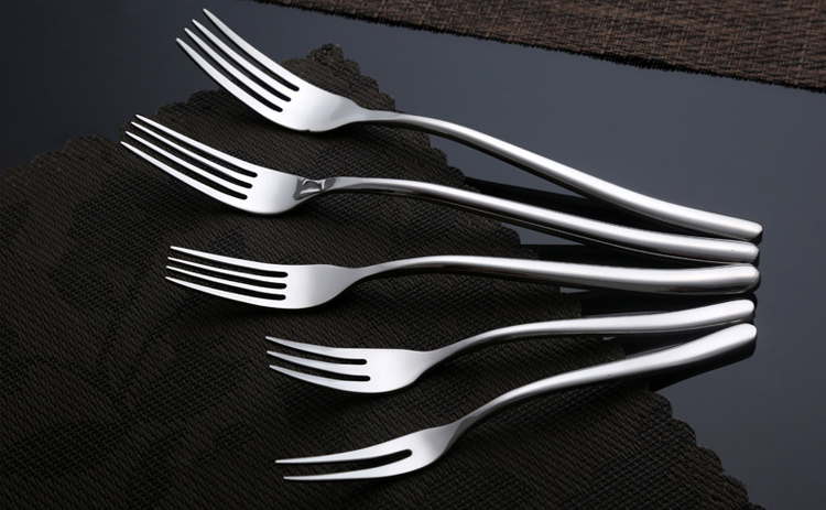 Fork for restaurant home use dinnerware customized stainless steel