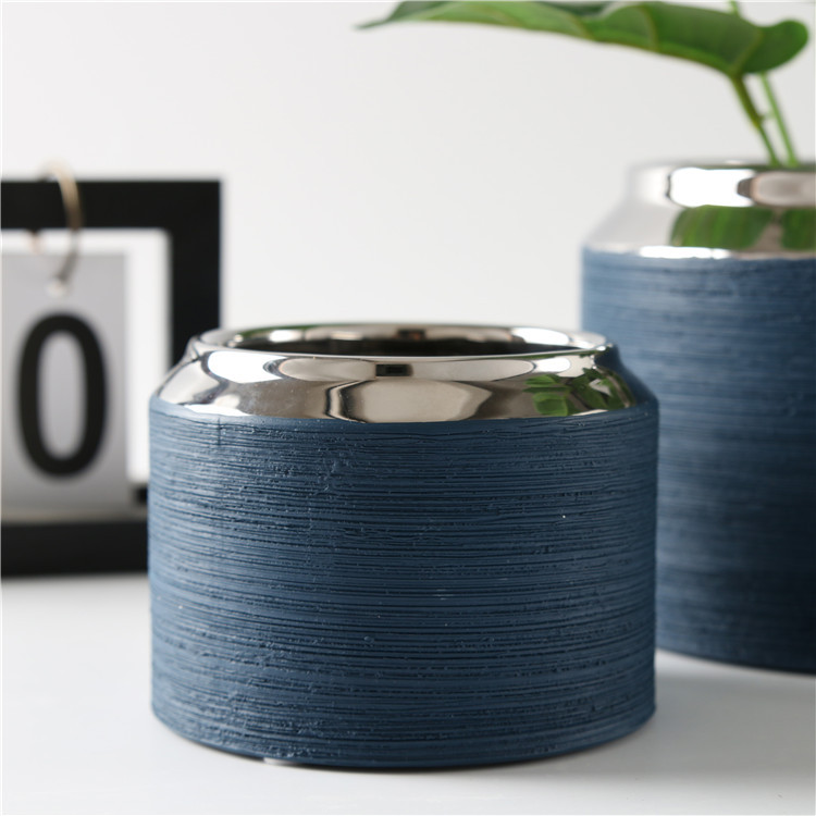 Unique Color Fancy Design Modern Luxury Wedding Decoration Flowering Pot Office Decor Ceramic Plant Stand