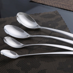 Make in China hotel stainless steel spoon set hotel supplies forged cutlery set afternoon tea tea spoon