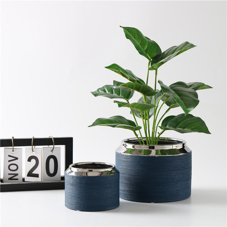 Unique Color Fancy Design Modern Luxury Wedding Decoration Flowering Pot Office Decor Ceramic Plant Stand