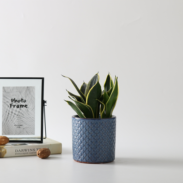 Dusty Blue Nordic Style Cheapest Flower Pots Tiny Flower Pot Amazing Decor