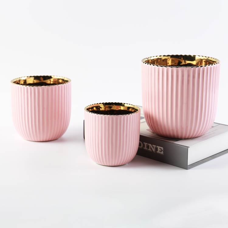 Amazon Hot Sale Indoor Outdoor Flower Pots Succulent Planter Flower Pots for Sale Cheap Flower Pot Pink