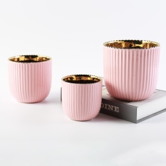 Amazon Hot Sale Indoor Outdoor Flower Pots Succulent Planter Flower Pots for Sale Cheap Flower Pot Pink