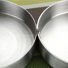 Thick ashtray stainless steel fashion living room large windproof shattering home gifts KTV restaurant Internet cafe