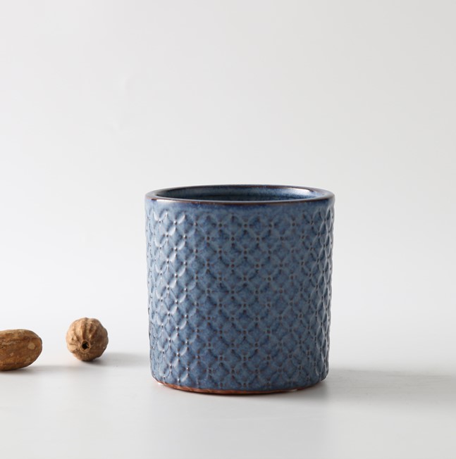 Dusty Blue Nordic Style Cheapest Flower Pots Tiny Flower Pot Amazing Decor