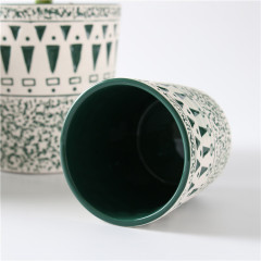 Modern Style Hand Painted Amazon Best Sale Ceramic Flower Pots