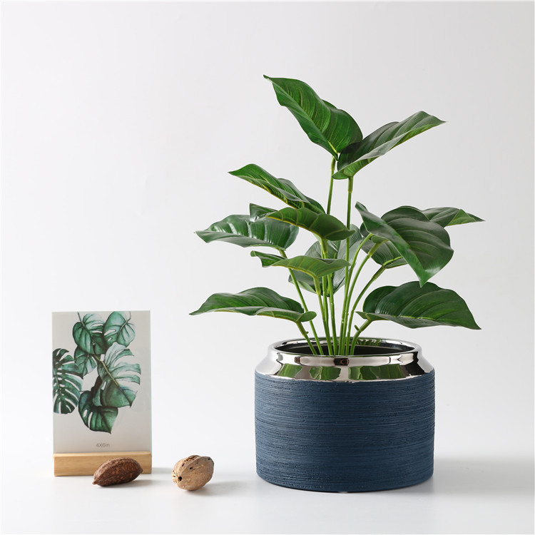 Unique Color Fancy Design Modern Luxury Wedding Decoration Flowering Pot Office Decor Ceramic Plant Stand