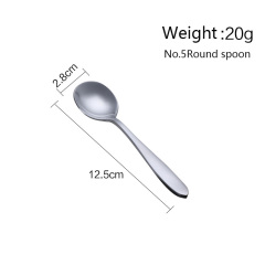 China manufacturer dinnerware party wedding tableware cutlery stainless steel table scoop spoon