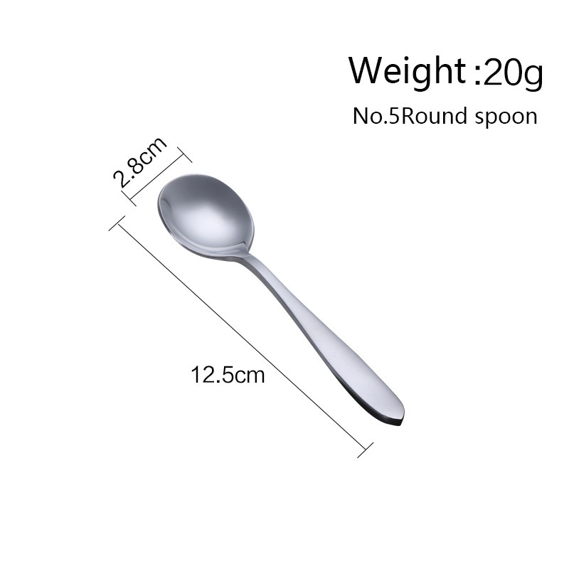China manufacturer dinnerware party wedding tableware cutlery stainless steel table scoop spoon