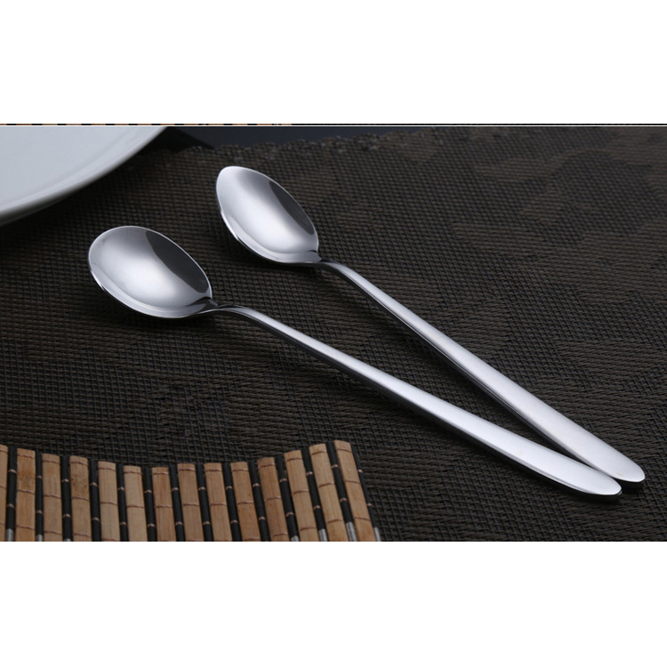 High quality stainless steel long handle stir spoon ice scoop coffee dessert scoop snoop
