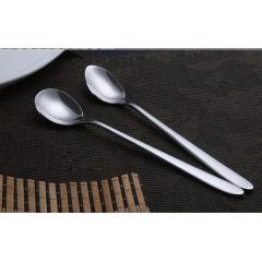 High quality stainless steel long handle stir spoon ice scoop coffee dessert scoop snoop