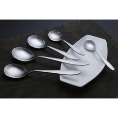 China manufacturer dinnerware party wedding tableware cutlery stainless steel table scoop spoon
