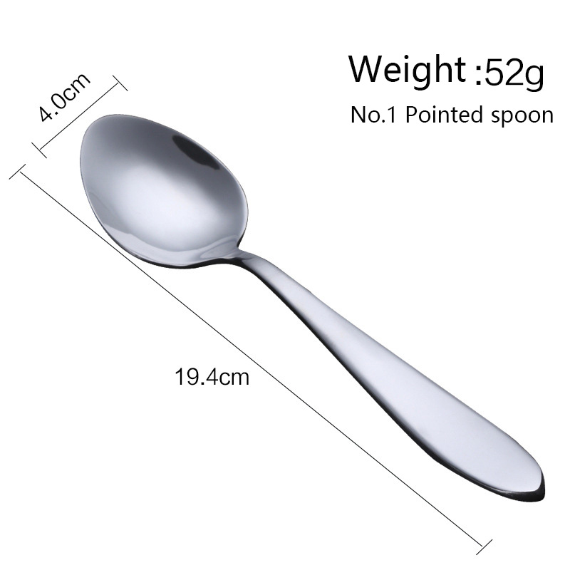 China manufacturer stainless steel scoop spoon korean spoon stainless steel