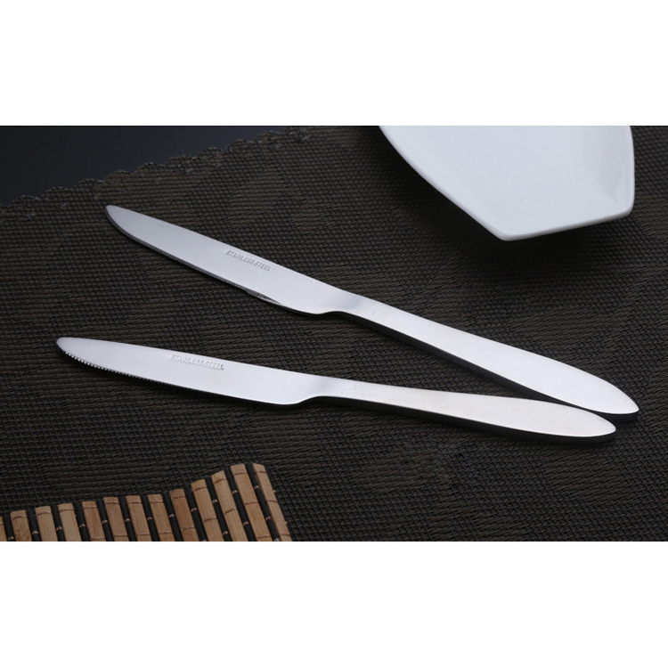 Stainless steel restaurant kitchen home party wedding tableware dinnerware table knife