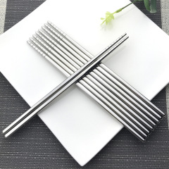 Japanese and Korean style home stainless steel chopsticks