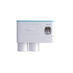 Storage holders Wall plastic toothbrush holder bathroom household toothbrush holder storage rack bath sets toothpaste squeezer
